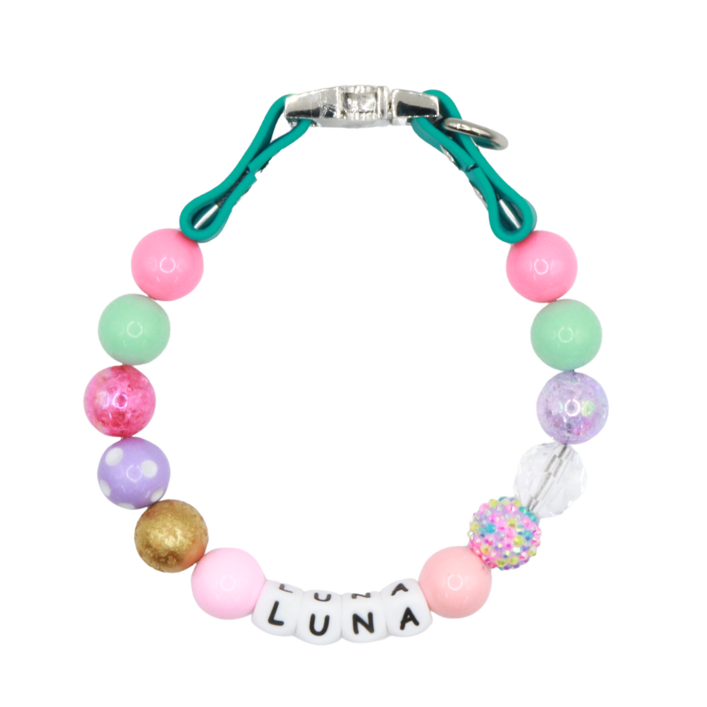 ¡Diseña tu propio collar para perro o gato! Nombre personalizado, cuentas y opciones de correa