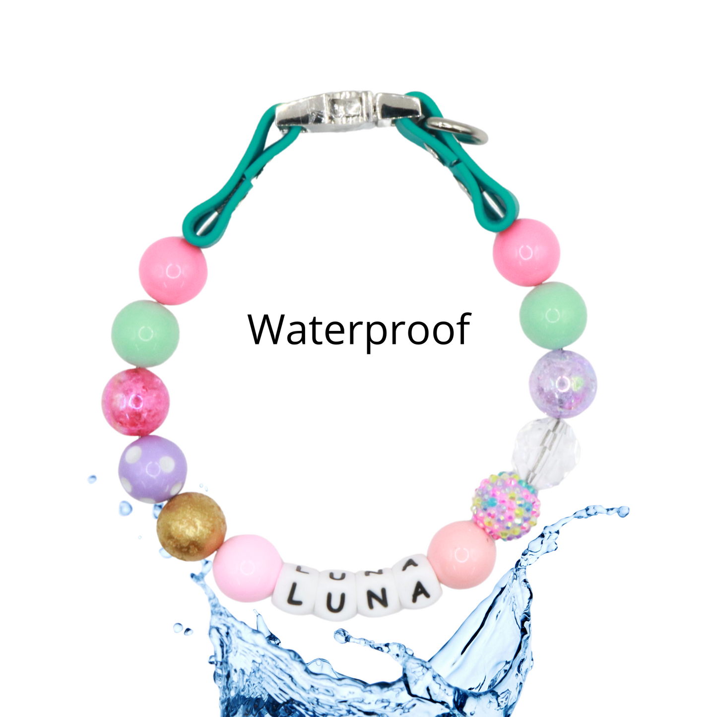 ¡Diseña tu propio collar para perro o gato! Nombre personalizado, cuentas y opciones de correa
