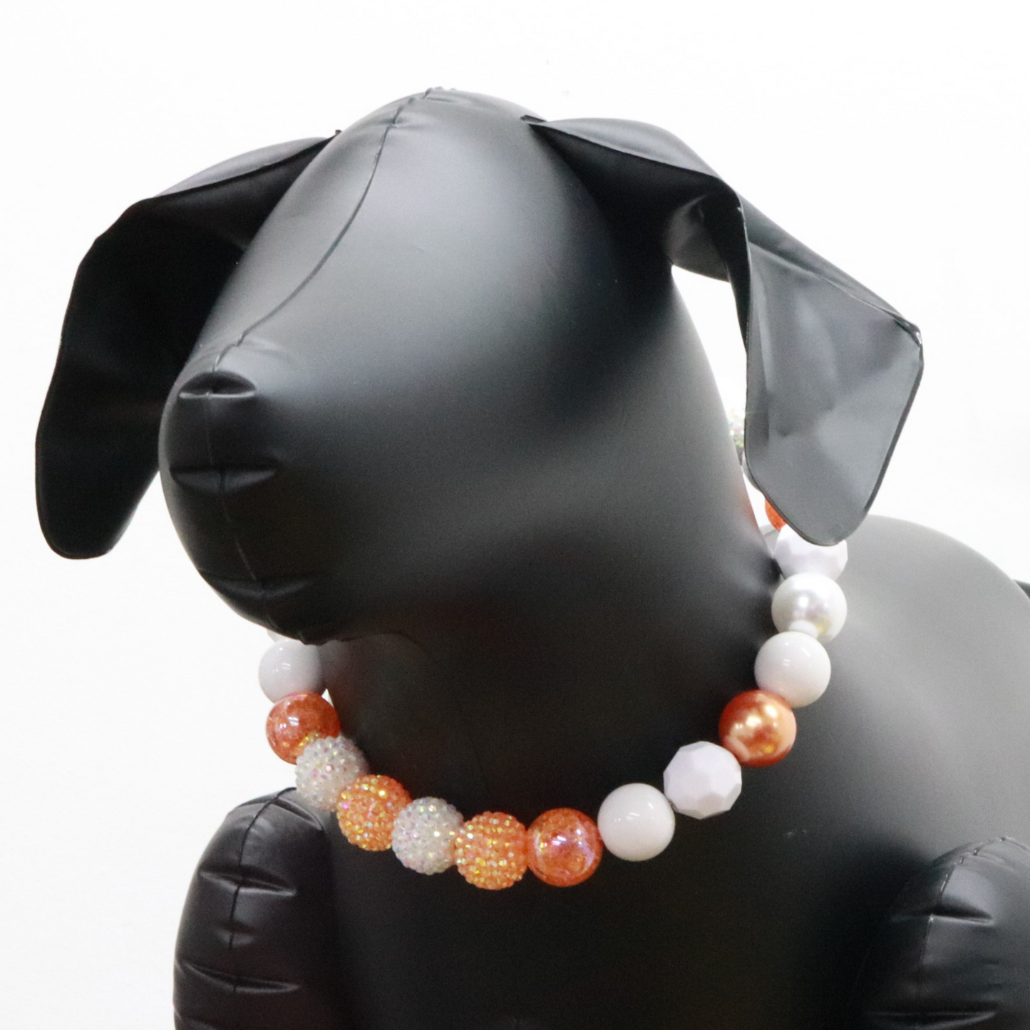 Collar de boda de Isabella - Plata/Naranja