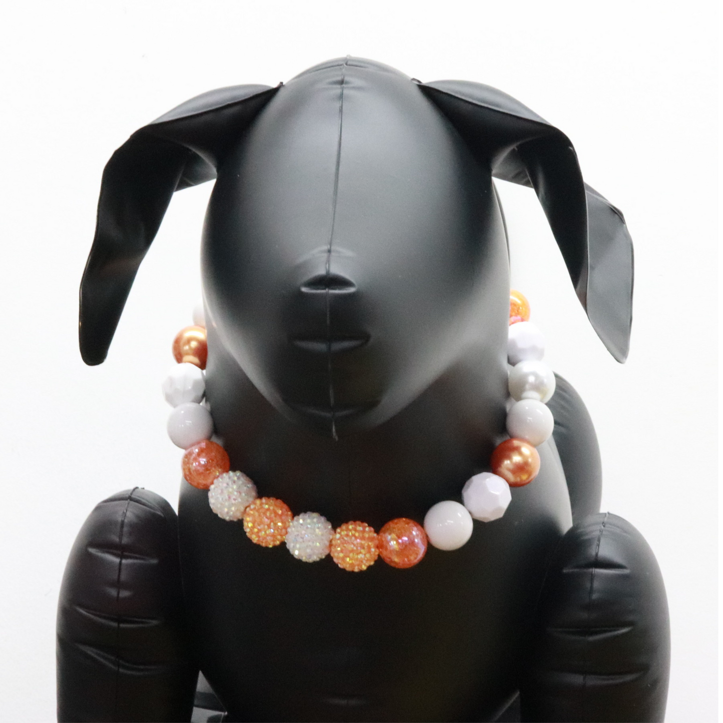 Collar de boda de Isabella - Plata/Naranja