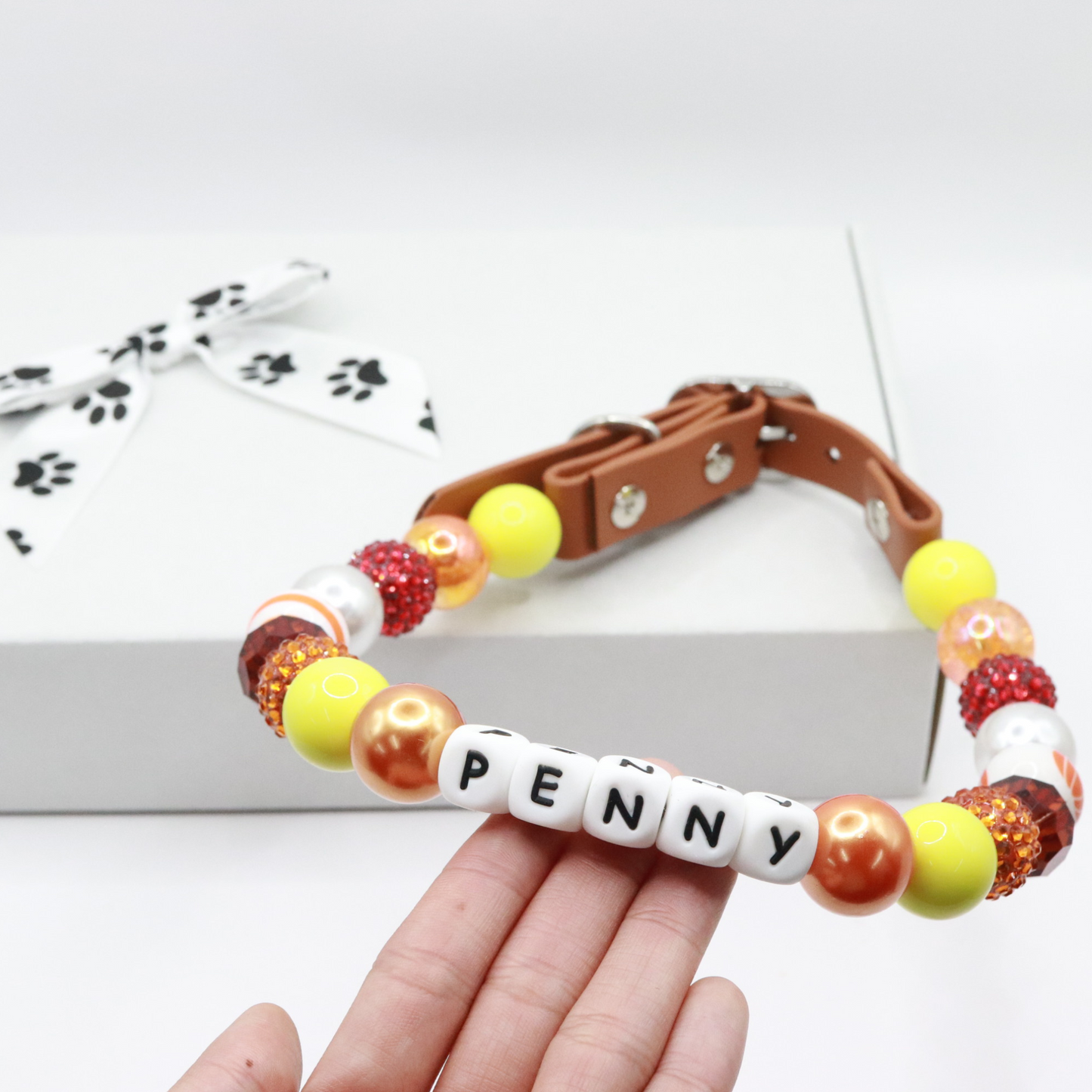 Custom Thanksgiving Dog Collar