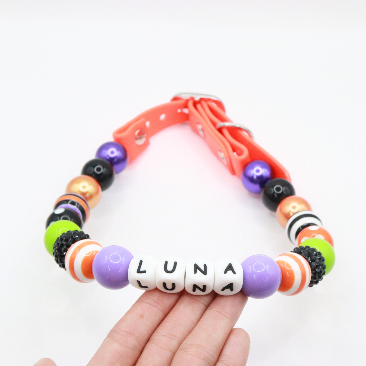 Custom Halloween Dog Collar- Adjustable