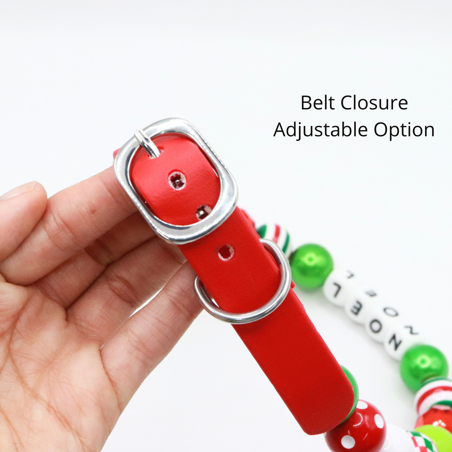 Custom Christmas Dog Collar-Adjustable