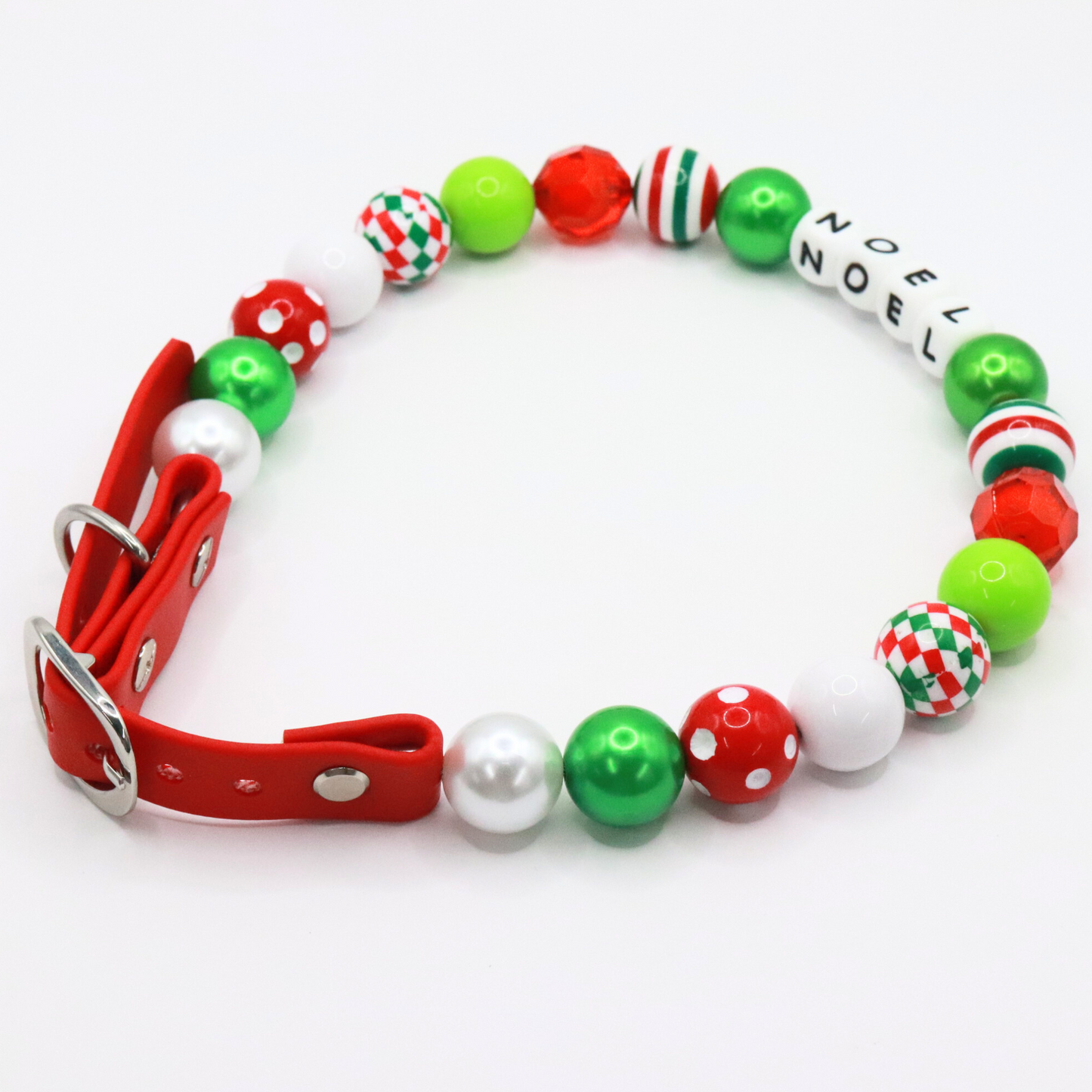 Custom Christmas Dog Collar-Adjustable