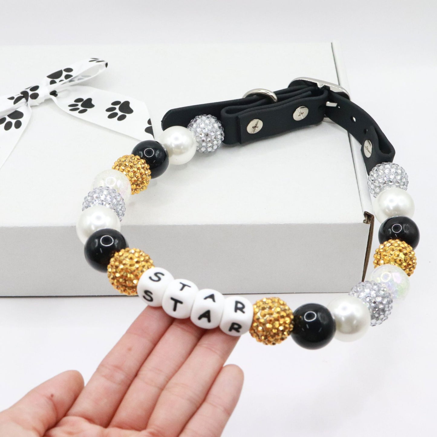 Custom New Year Dog Collar-Adjustable