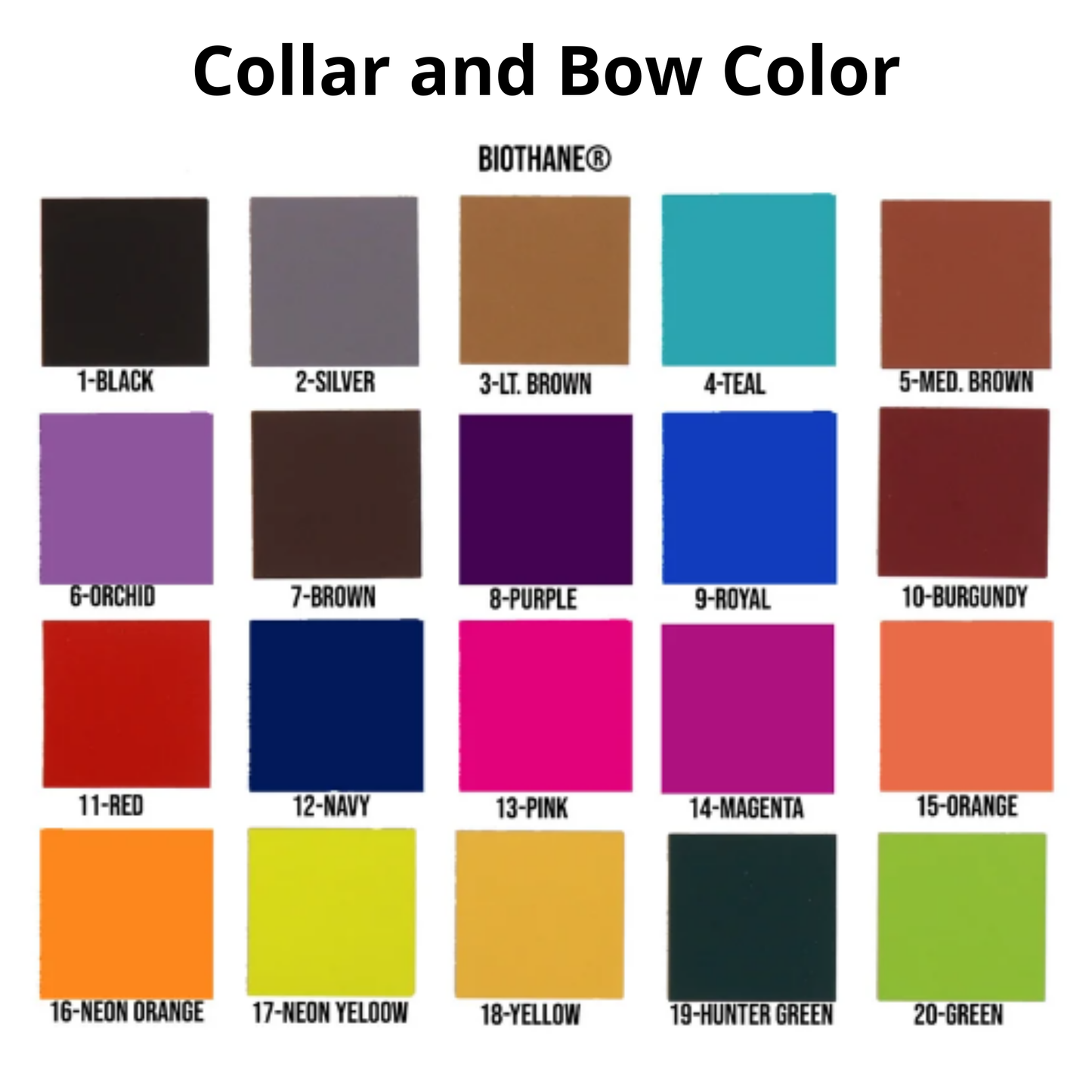 Biothane® Wedding Dog Collar