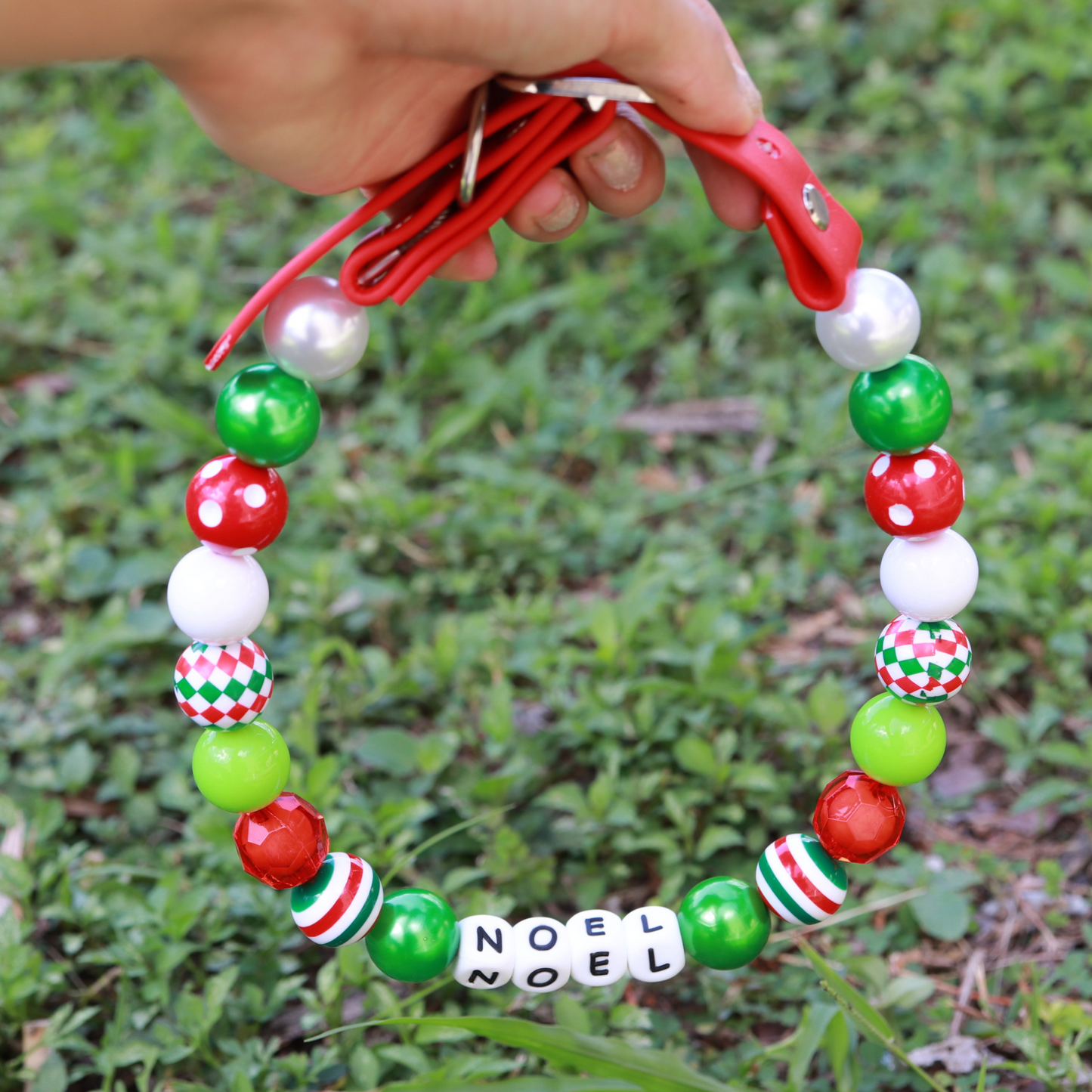 Custom Christmas Dog Collar-Adjustable