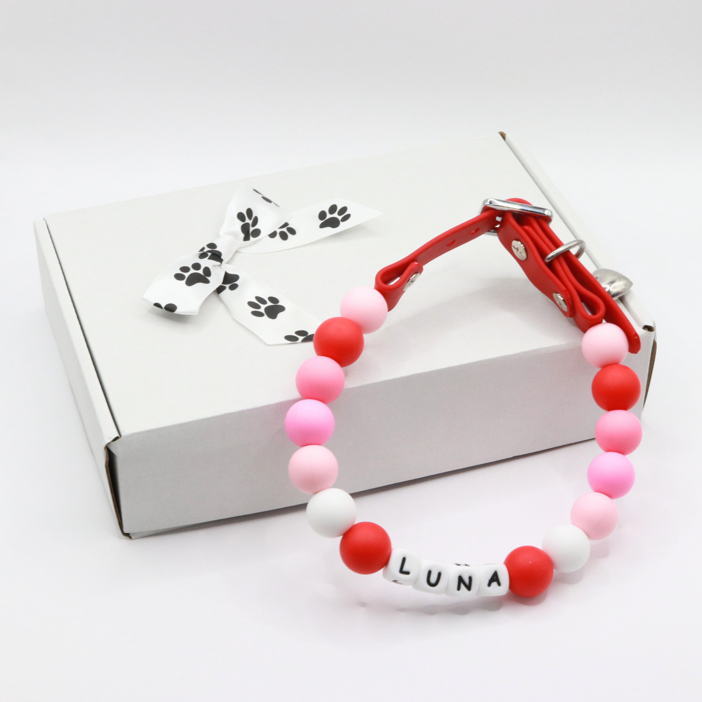 Friendship bracelet dog collar and bracelet set - Matching dog and owner- Adjustable