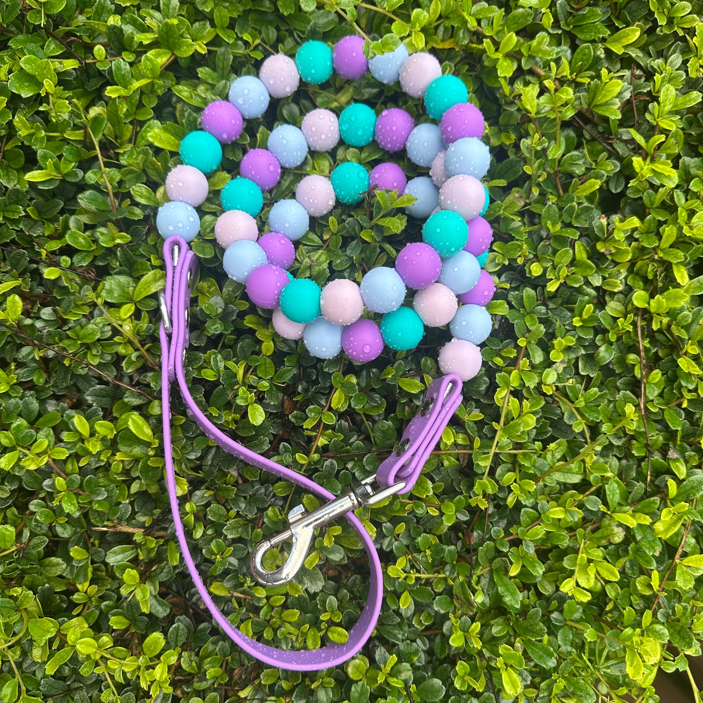 Beaded dog leash