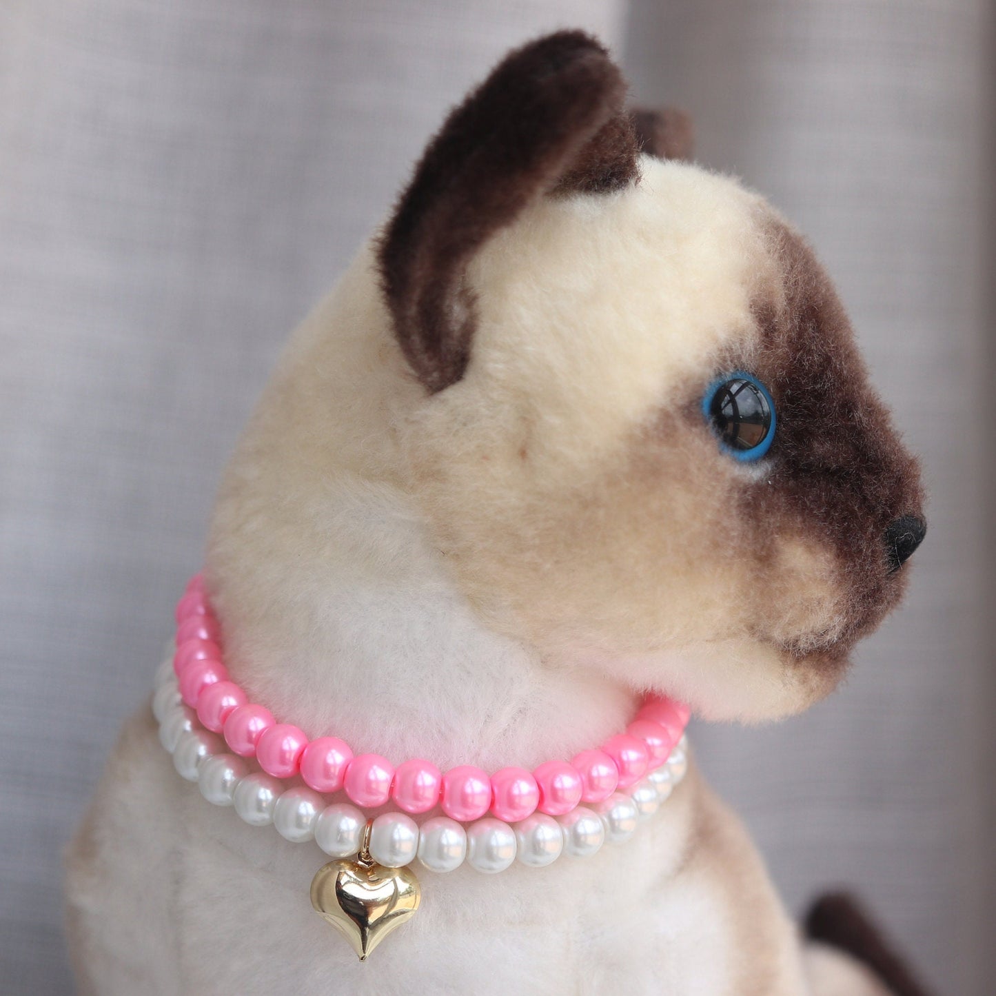 Elastic Pearl Cat Collar
