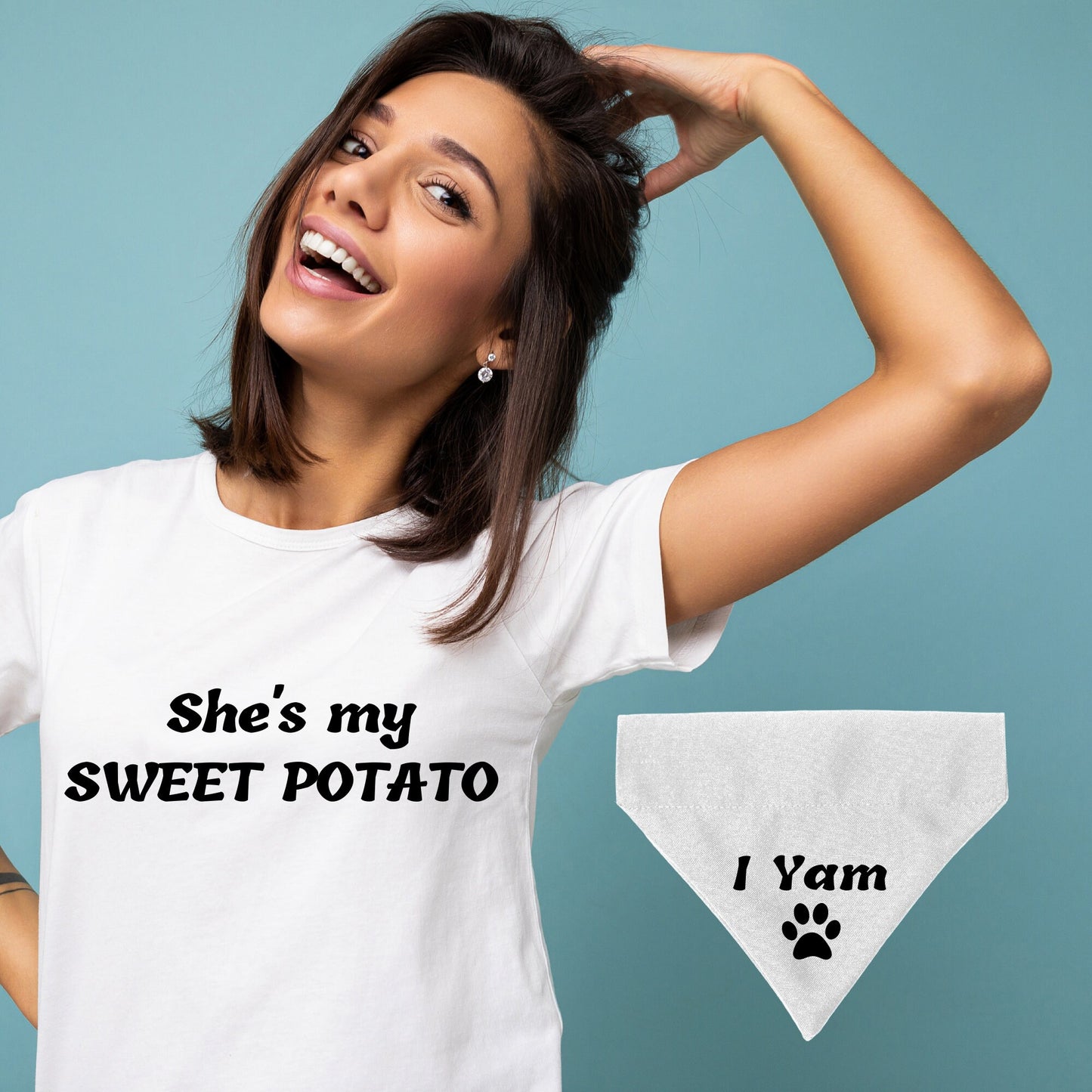 Perro y dueño en pareja - My Sweet Potato