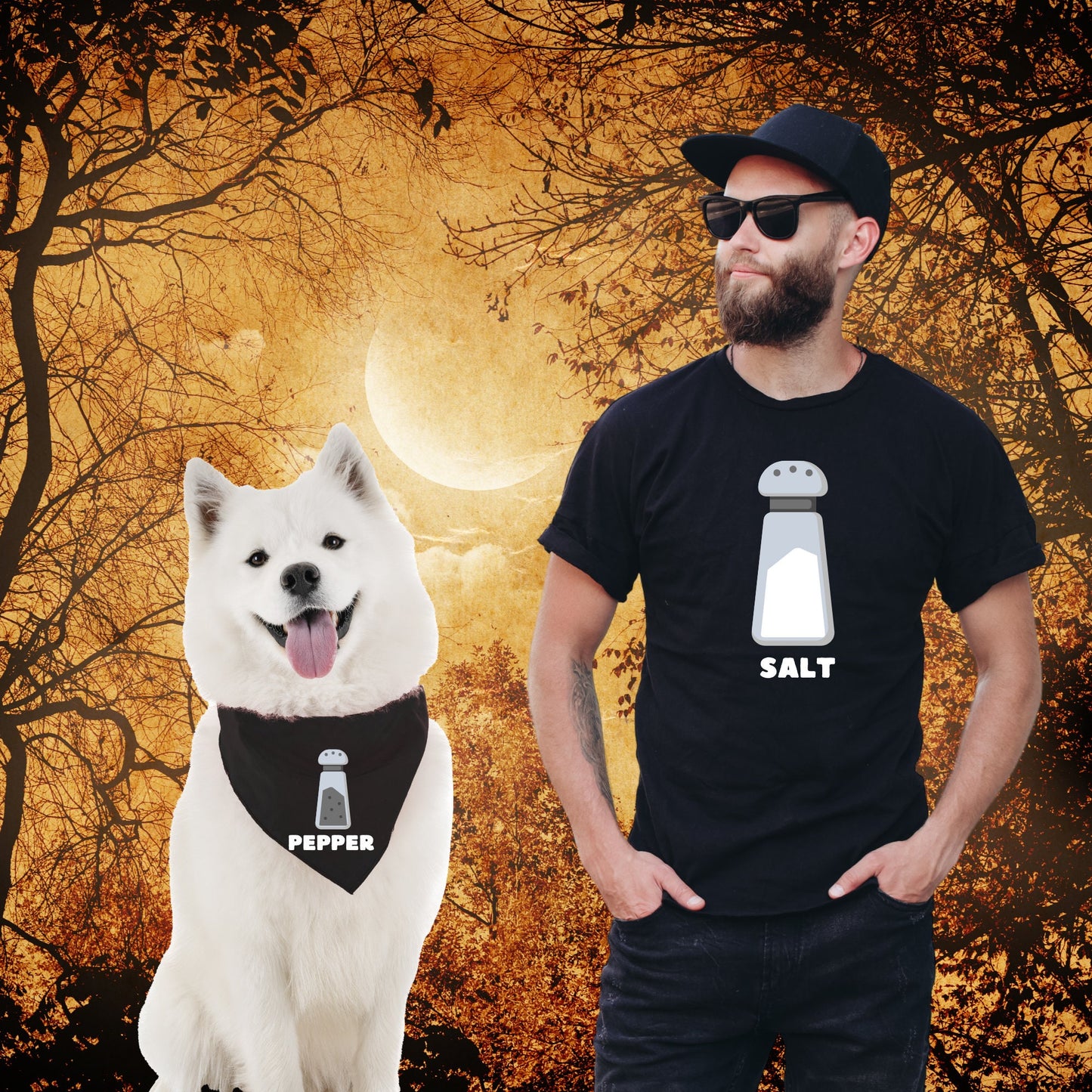 Dog And Owner Matching Halloween Costumes