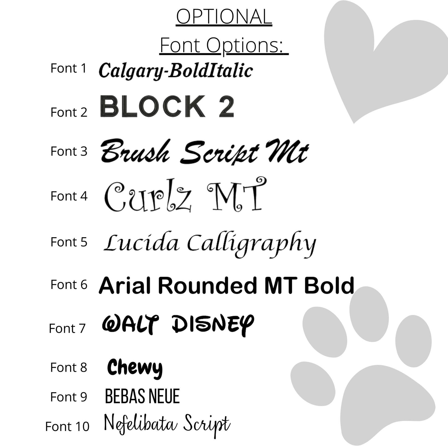 Custom Dog Name Paw Print Ornament