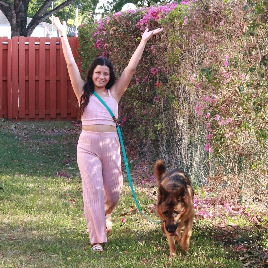Correa para perros Biothane® con manos libres
