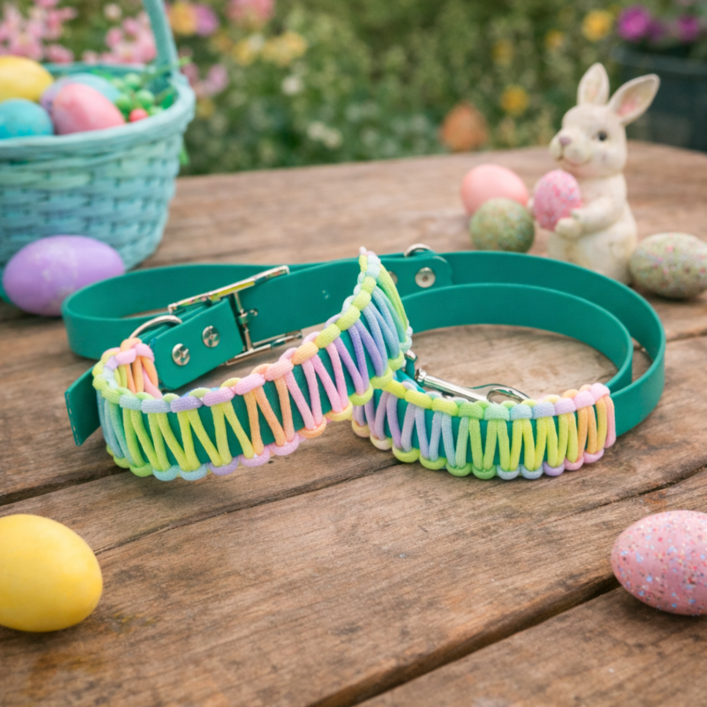 Easter leash and Collar set-Biothane®