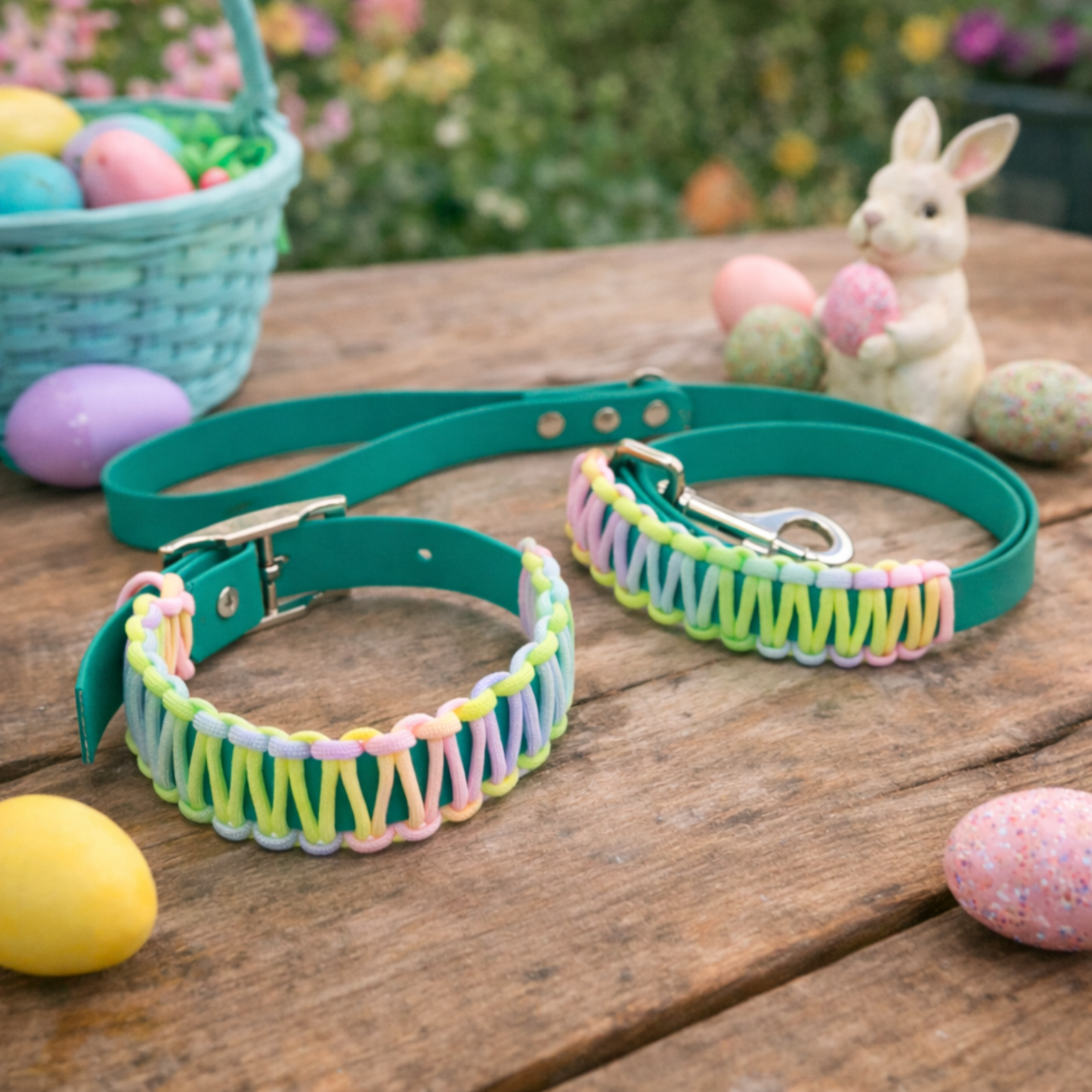 Easter leash and Collar set-Biothane®