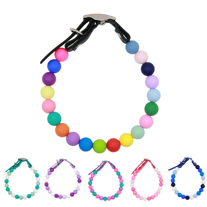 Adjustable Beaded Dog Collar