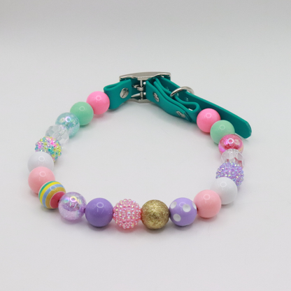 Beaded Easter Dog Collar-Adjustable