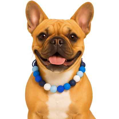 Adjustable Beaded Dog Collar