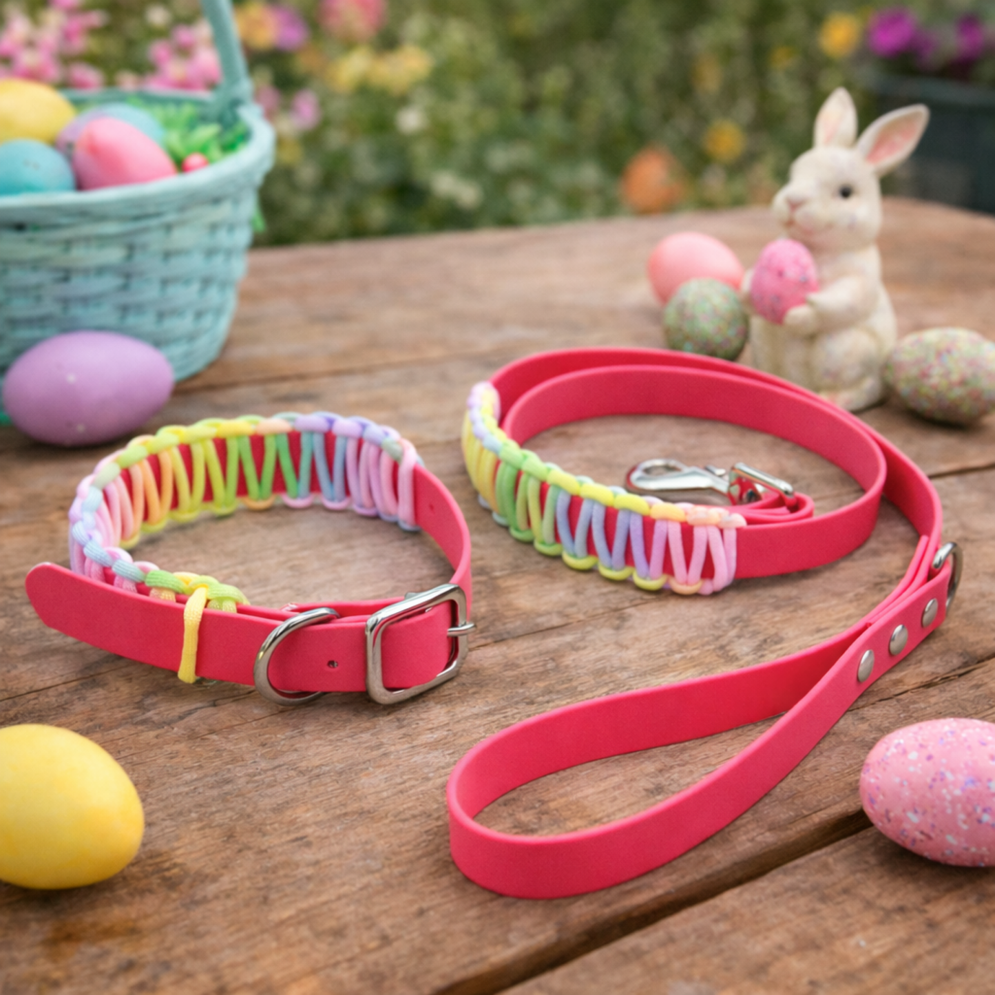Easter leash and Collar set-Biothane®