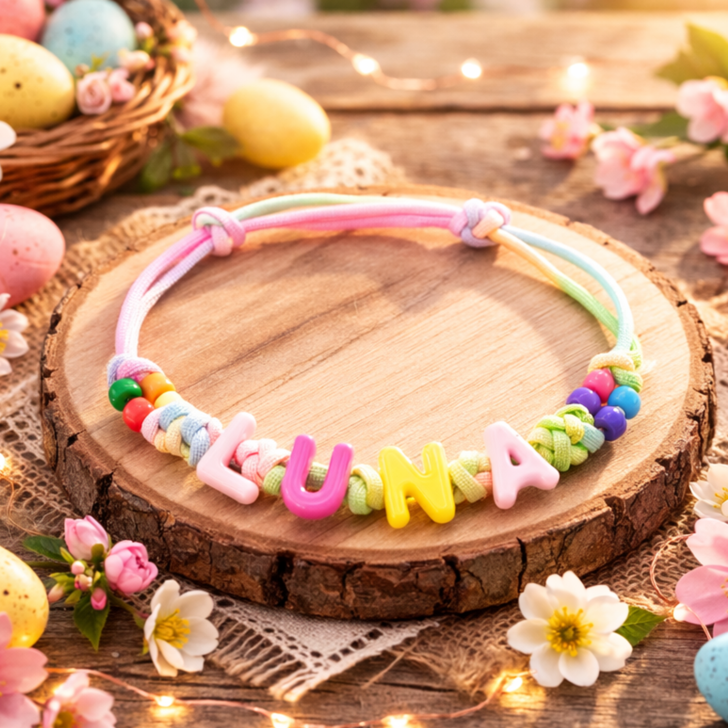 ¡Diseña tu propio collar AJUSTABLE para perros o gatos! Nombre, cuentas y correa personalizados