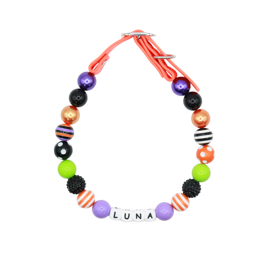 Custom Halloween Dog Collar- Adjustable
