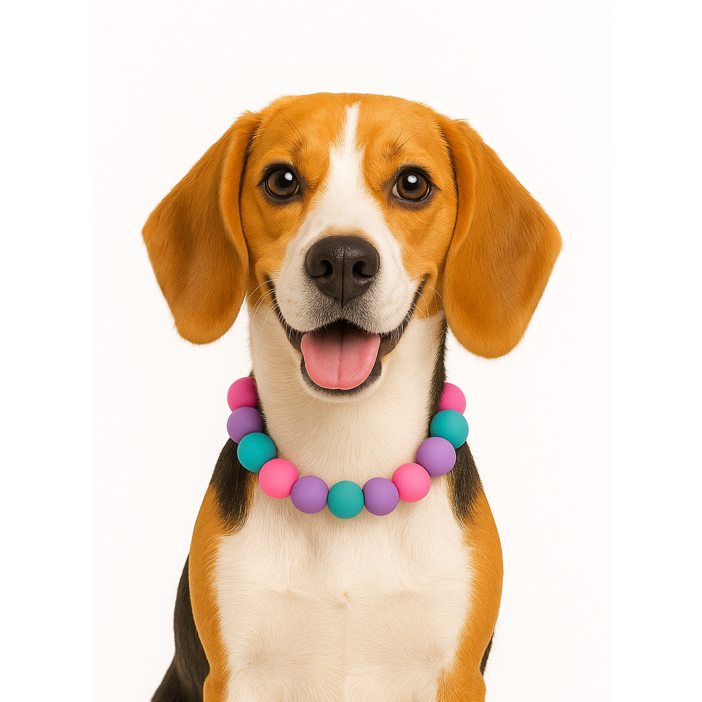 Adjustable Beaded Dog Collar