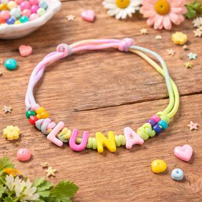 ¡Diseña tu propio collar AJUSTABLE para perros o gatos! Nombre, cuentas y correa personalizados
