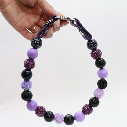 Gothic beaded dog collar-Quick
