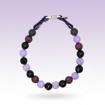 Gothic beaded dog collar-Quick