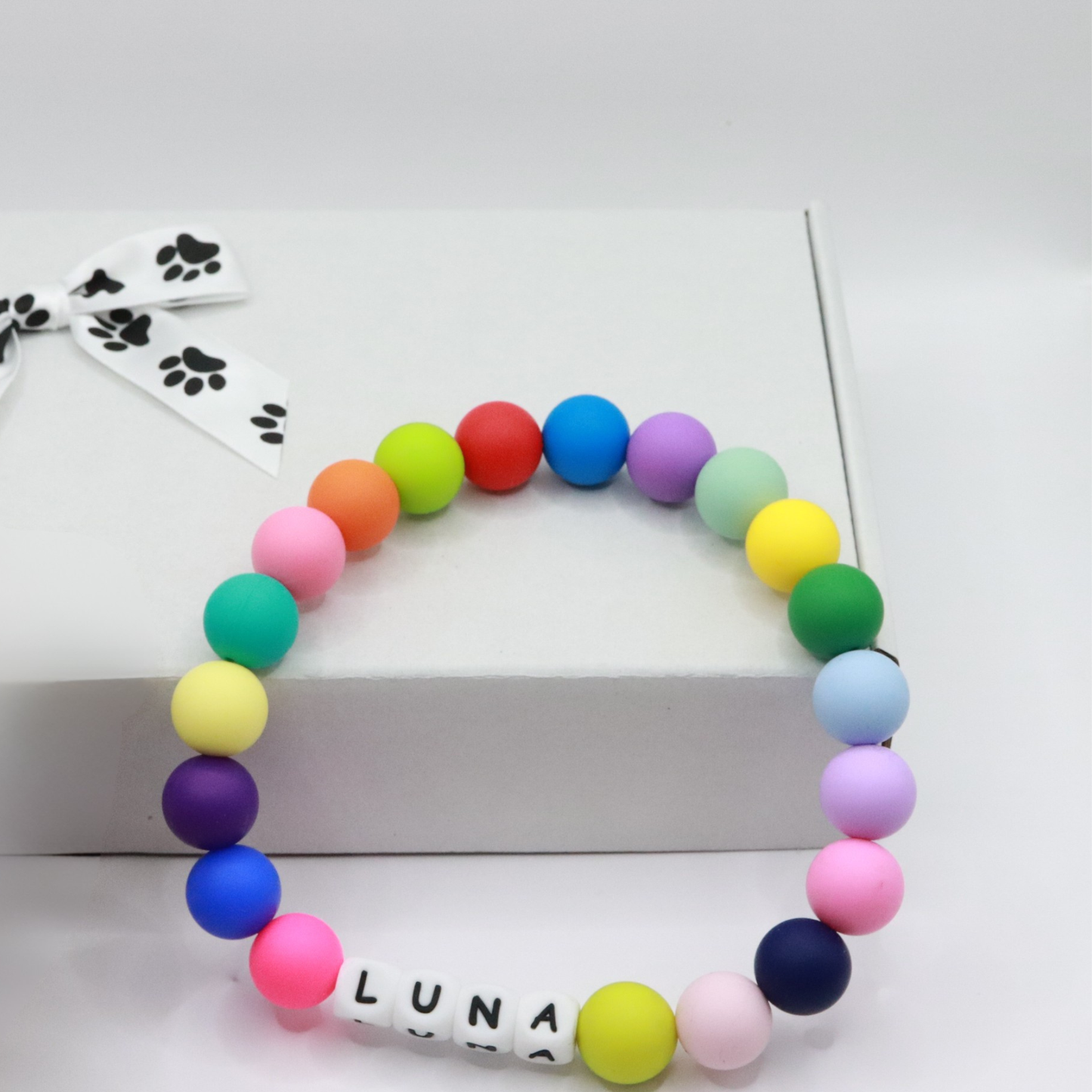 Custom name Pastel ELASTIC Dog/Cat Collar!