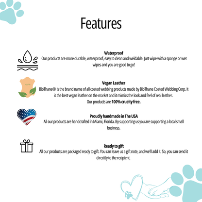 Venezuela Dog Leash- 3/4'' width