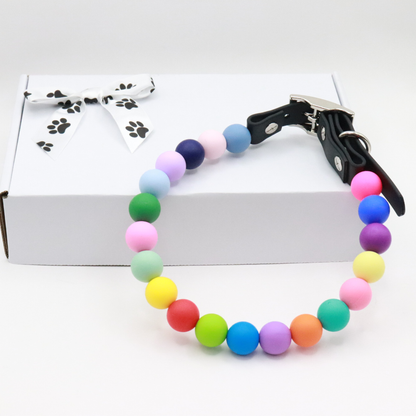 Adjustable Beaded Dog Collar