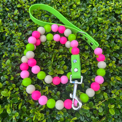 Beaded dog leash