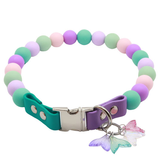 Isabella Mermaid 🧜‍♀️ - Beaded dog collar