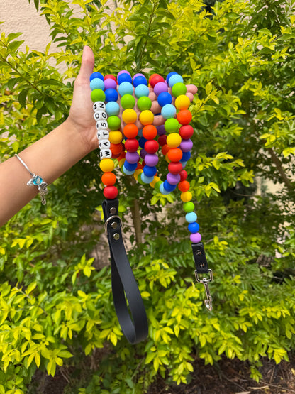 Pride Beaded dog leash