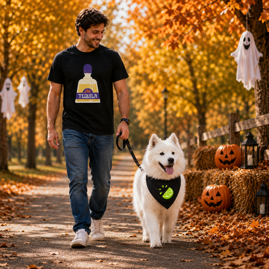 Dog And Owner Matching Halloween Costumes- Tequile & Lemon