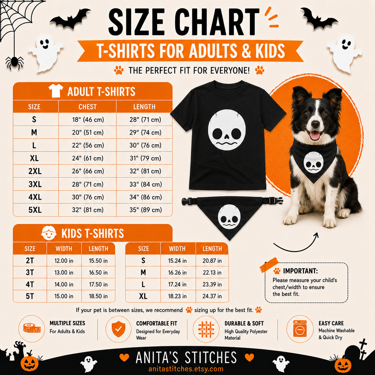 Disfraces de Halloween a juego para perros y dueños: esqueleto