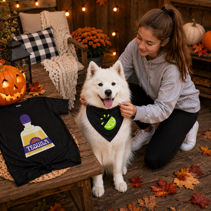 Disfraces de Halloween a juego para perros y dueños: tequile y limón