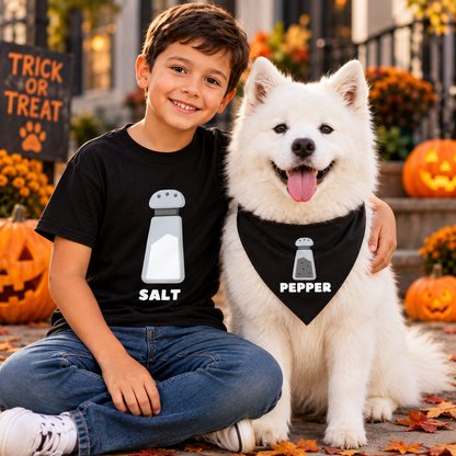 Disfraces de Halloween a juego para perros y dueños