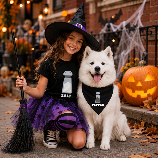Dog And Owner Matching Halloween Costumes