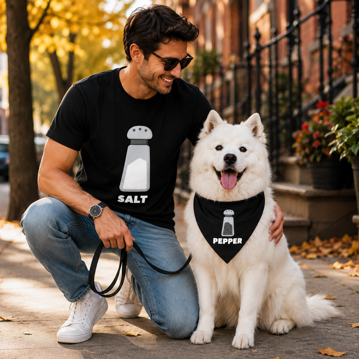 Disfraces de Halloween a juego para perros y dueños