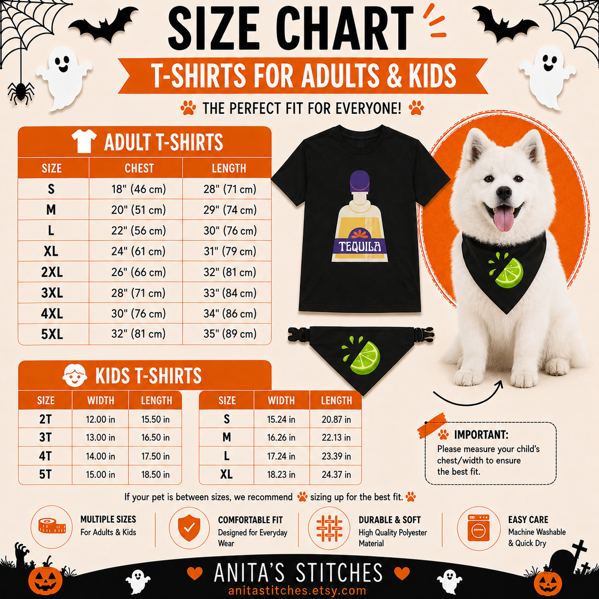 Disfraces de Halloween a juego para perros y dueños: tequile y limón