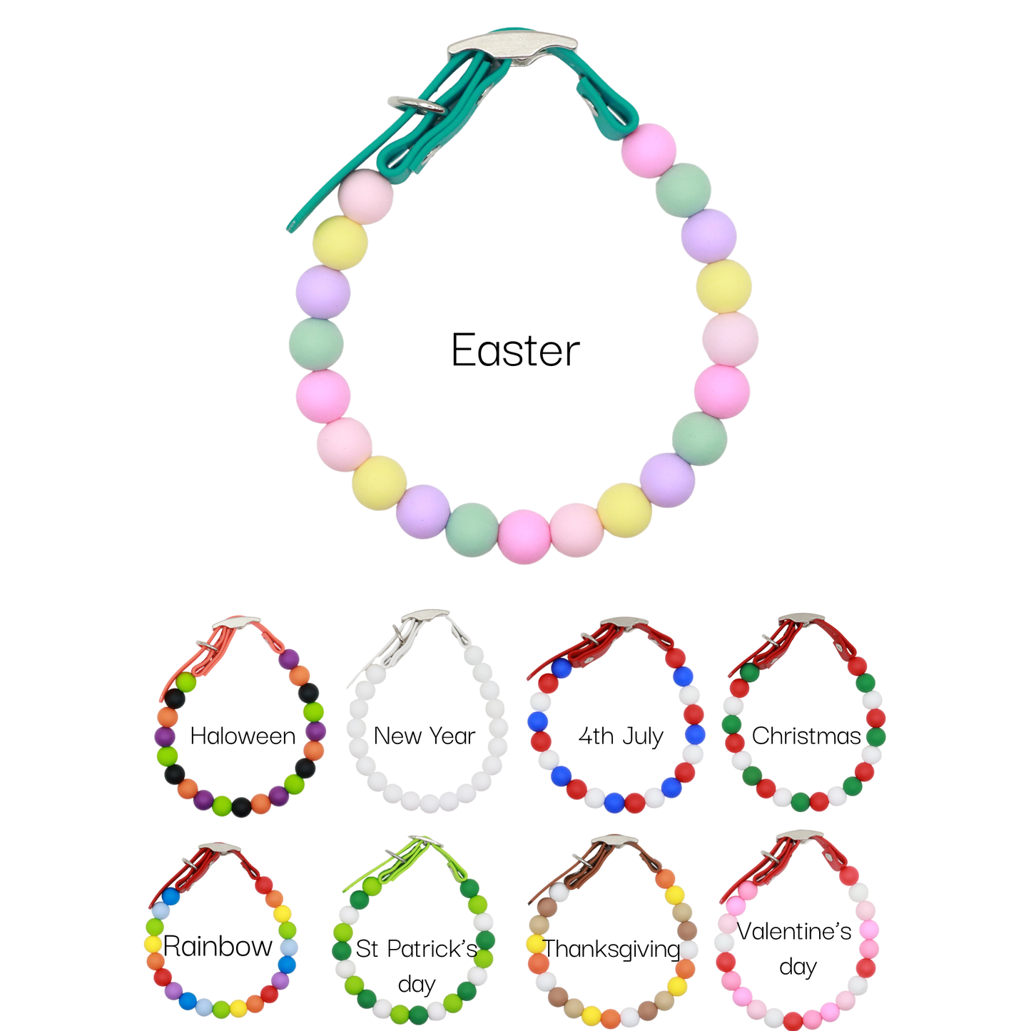 Seasonal Dog Collars- Adjustable