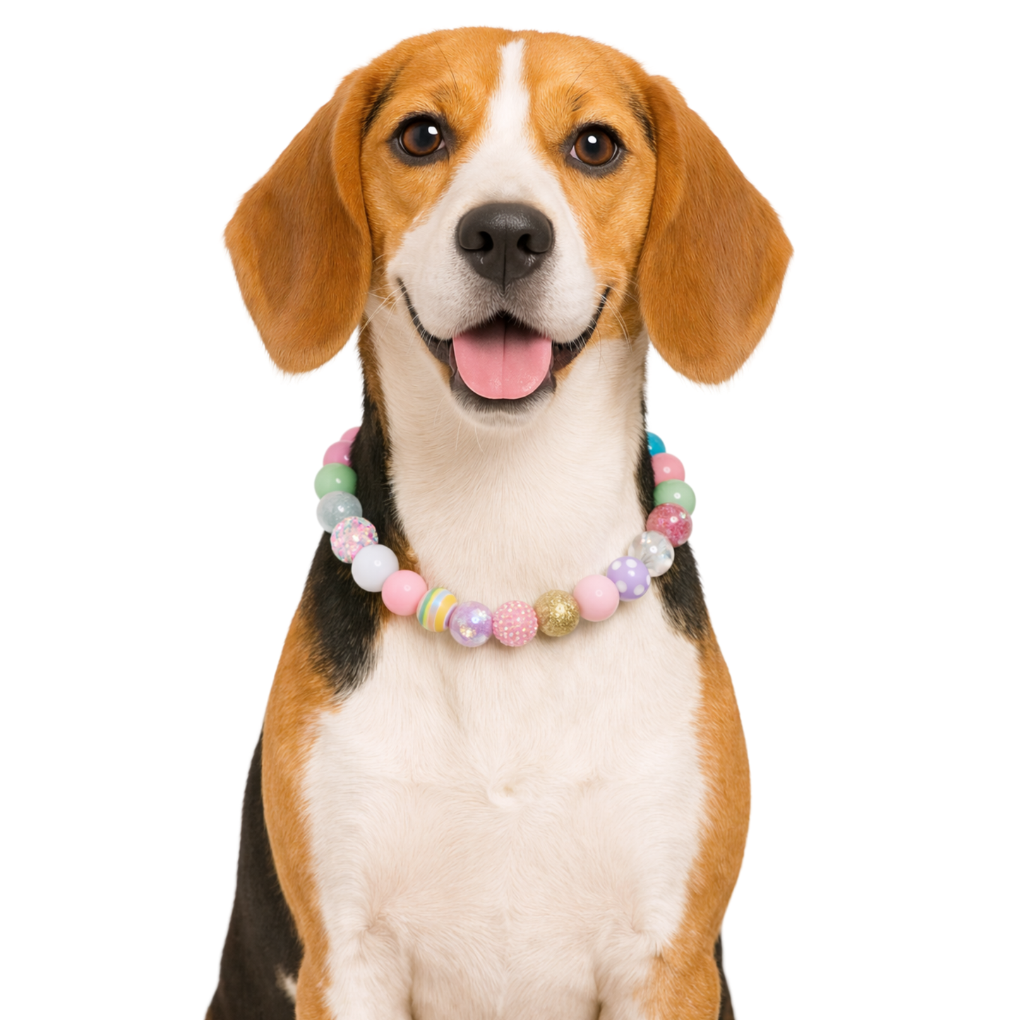 Beaded Easter Dog Collar-Adjustable