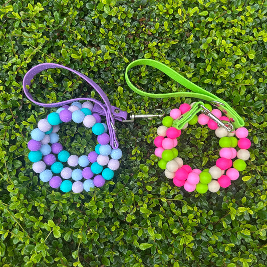 Beaded dog leash