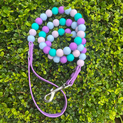 Beaded dog leash