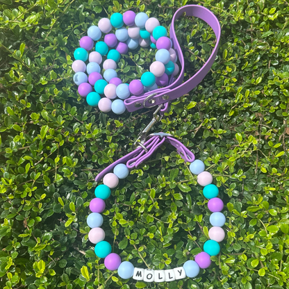 Beaded dog Leash and Collar Set