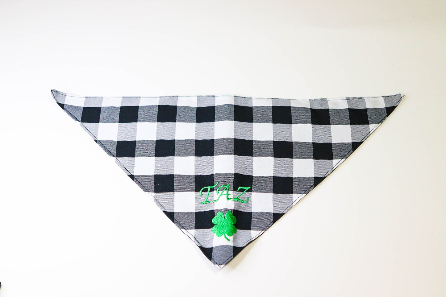 Personalized Saint Patrick's Day Dog Bandana- Embroidery Name