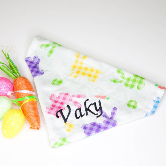 Personalized Easter Dog Bandana